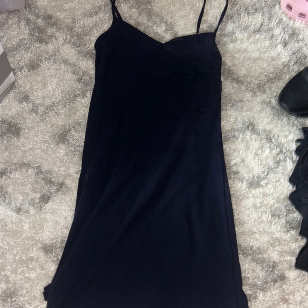 H&M Navy Mini Casual Dress